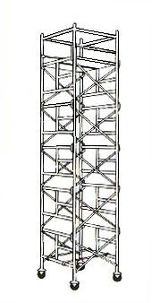 Scaffold Pipe Prefabricated Steel 7 Steps - Customized