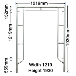 1930MM X 1219MM Vertical Frame